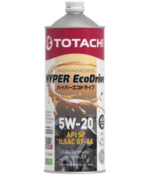 Моторное масло TOTACHI HYPER Ecodrive Fully Synthetic 5W-20 SP/RC/GF-6A, 1л
