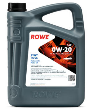 Моторное масло ROWE HIGHTEC SYNT RS C5 0W-20, 5л