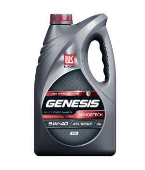Моторное масло Лукойл Genesis Armortech CN 5W-40, 4л