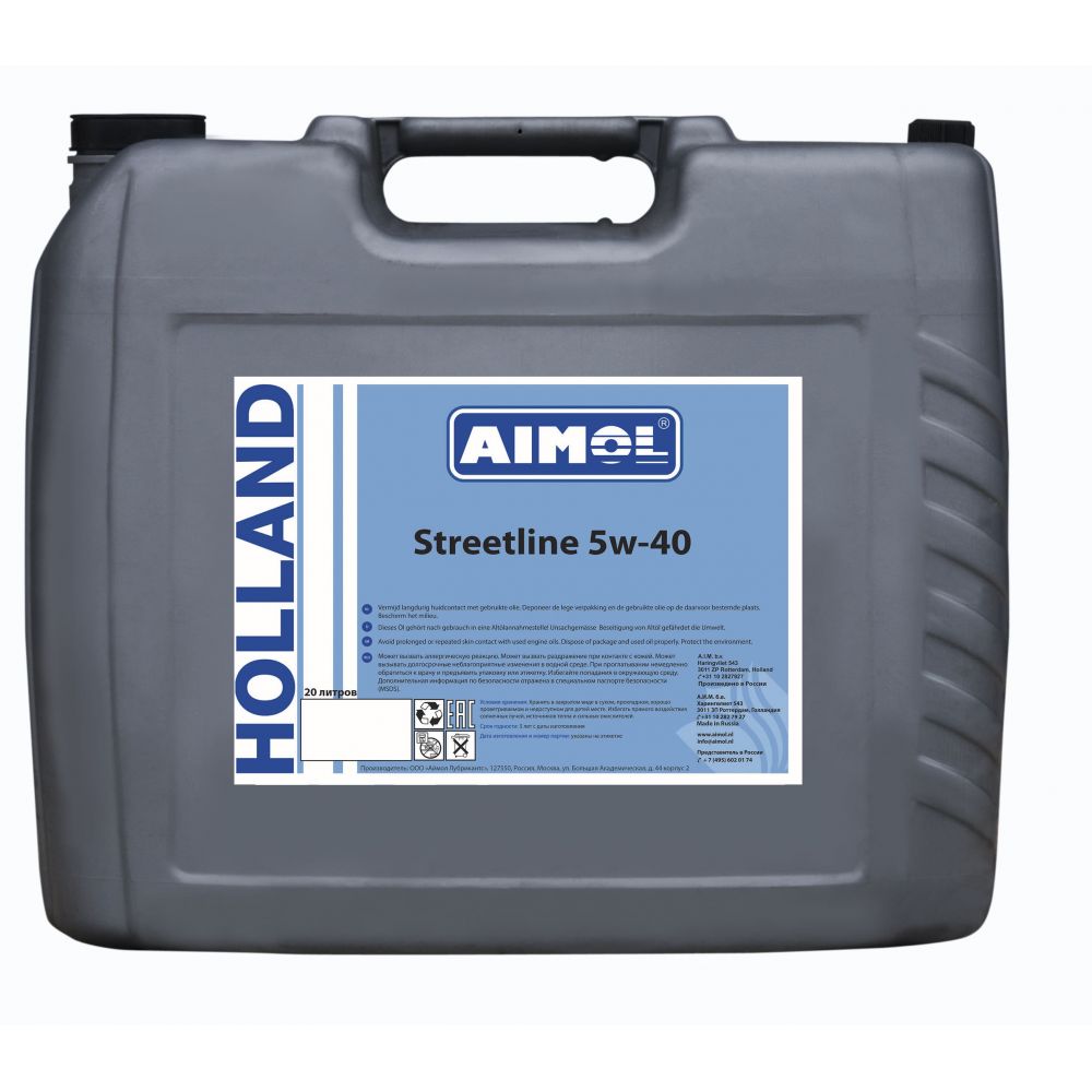 Моторное масло AIMOL Streetline 5W-40, 20л