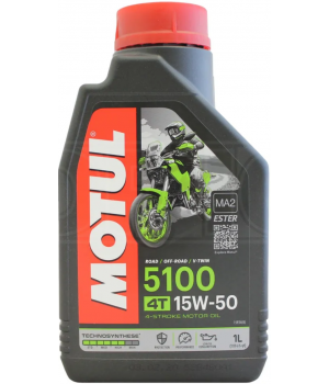 Моторное масло MOTUL 5100 4T 15W-50, 1л