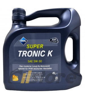 Моторное масло ARAL SuperTronic K 5W-30, 4л