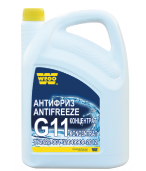 Антифриз концентрат синий WEGO G11 Ultra, 4.5л