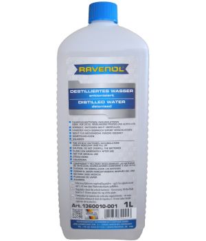 Вода дистиллированная RAVENOL destilliertes Wasser, 1л