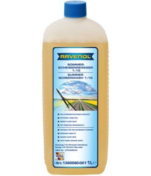 Омыватель летний концентрат RAVENOL Sommerscheibenr.Konz. 1:10, 1л