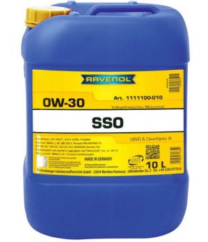 Моторное масло RAVENOL SSO 0W-30, 10л