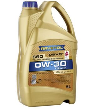 Моторное масло RAVENOL SSO 0W-30, 5л