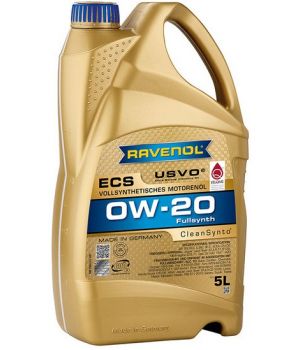 Моторное масло RAVENOL ECS EcoSynth 0W-20, 5л