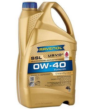 Моторное масло RAVENOL Super Synthetik Oel SSL 0W-40, 4л