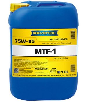 Трансмиссионное масло RAVENOL MTF-1 75W-85, 10л