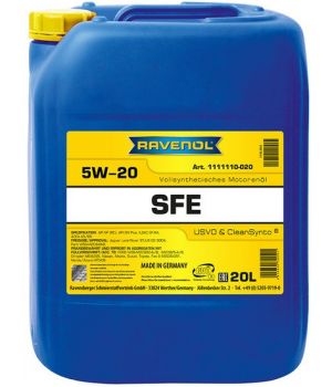 Моторное масло RAVENOL Super Fuel Economy SFE 5W-20, 20л