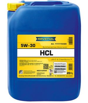Моторное масло RAVENOL HCL 5W-30, 20л