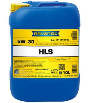 Моторное масло RAVENOL HLS 5W-30, 10л