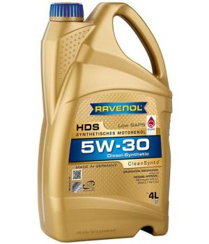 Моторное масло RAVENOL HDS Hydrocrack Diesel Specif 5W-30, 4л