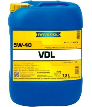 Моторное масло RAVENOL VDL 5W-40, 10л