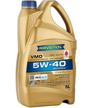 Моторное масло RAVENOL VMO 5W-40, 5л