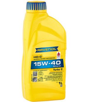 Моторное масло RAVENOL Turbo-C HD-C 15W-40, 1л