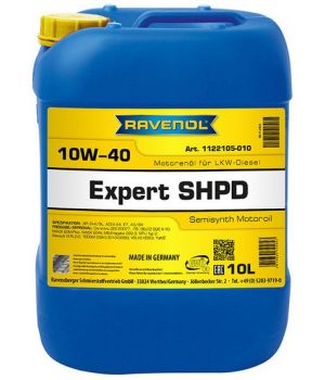 Моторное масло RAVENOL Expert SHPD 10W-40, 10л