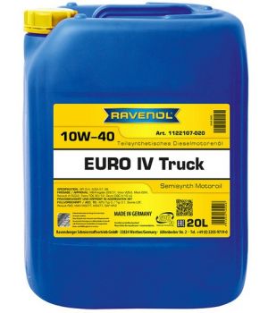 Моторное масло RAVENOL EURO IV Truck 10W-40, 20л
