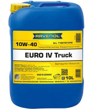 Моторное масло RAVENOL EURO IV Truck 10W-40, 10л