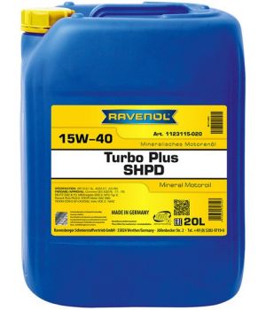Моторное масло RAVENOL Turbo plus SHPD 15W-40, 20л