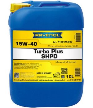 Моторное масло RAVENOL Turbo plus SHPD 15W-40, 10л