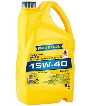 Моторное масло RAVENOL Turbo plus SHPD 15W-40, 5л