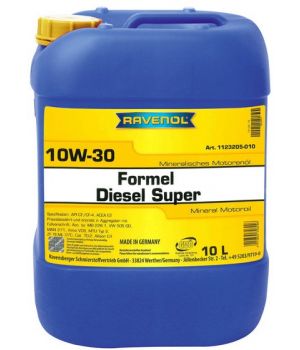 Моторное масло RAVENOL Formel Diesel Super 10W-30, 10л