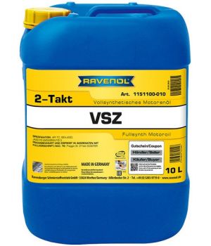 Моторное масло для 2T RAVENOL VSZ Zweitaktoel Vollsynth, 10л