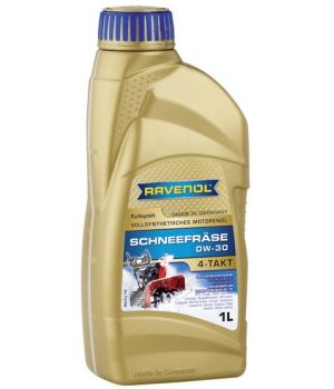 Масло для 4-T снегоуборочной техники RAVENOL Schneefraese 4-Takt 0W-30, 1л