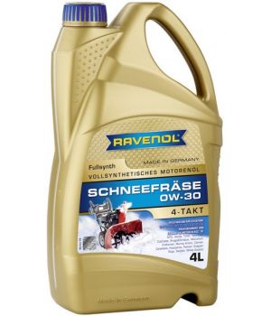 Масло для 4-T снегоуборочной техники RAVENOL Schneefraese 4-Takt 0W-30, 4л