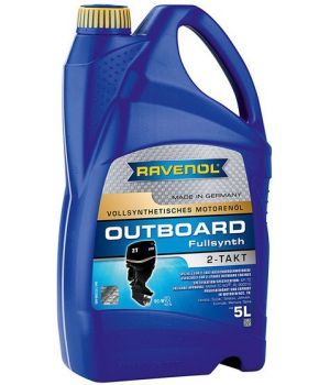Моторное масло для 2Т лодочных моторов RAVENOL Outboardoel 2T Fullsynth, 5л