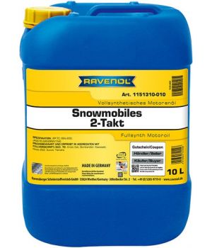 Масло для 2T снегоходов RAVENOL Snowmobiles Fullsynth 2-Takt, 10л