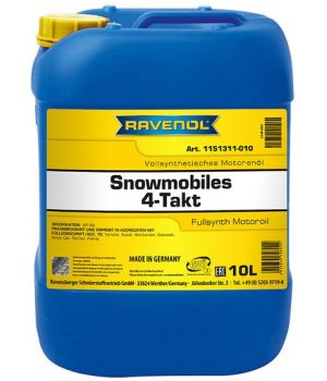 Масло для 4-Такт снегоходов RAVENOL Snowmobiles 4-Takt Fullsynth, 10л