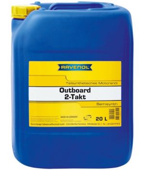 Моторное масло для 2Т лодочных моторов RAVENOL Outboardoel 2T Teilsynth, 20л