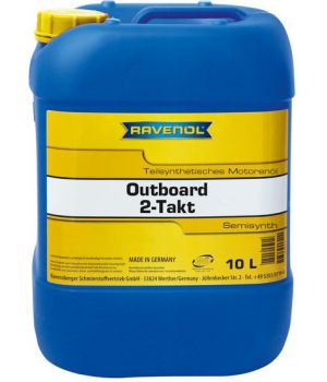 Моторное масло для 2Т лодочных моторов RAVENOL Outboardoel 2T Teilsynth, 10л