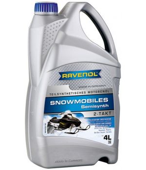 Масло для 2T снегоходов RAVENOL Snowmobiles Teilsynth 2-Takt, 4л
