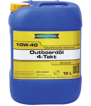 Моторное масло для 4-T лодочных моторов RAVENOL Outboardoel 4T 10W-40, 10л