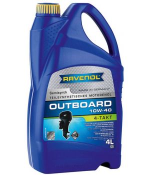 Моторное масло для 4-T лодочных моторов RAVENOL Outboardoel 4T 10W-40, 4л