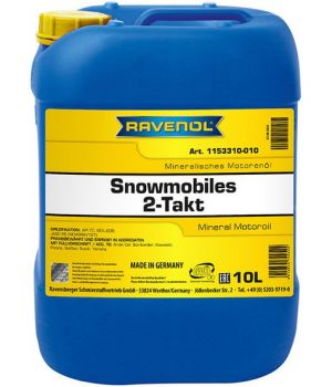 Масло для 2T снегоходов RAVENOL Snowmobiles Mineral 2-Takt, 10л