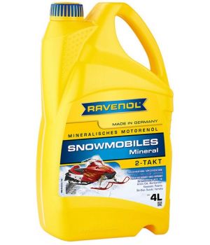 Масло для 2T снегоходов RAVENOL Snowmobiles Mineral 2-Takt, 4л