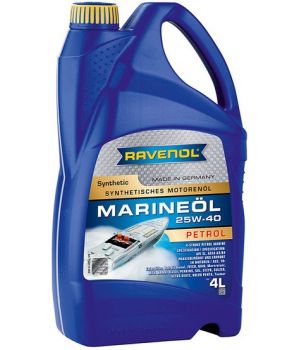 Моторное масло RAVENOL Marineoil PETROL 25W-40 synthetic, 4л