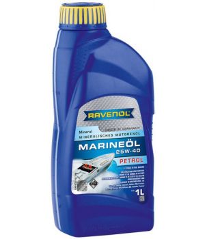 Моторное масло RAVENOL Marineoil PETROL 25W-40 mineral, 1л