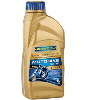 Моторное масло RAVENOL Motobike 4-T Ester 5W-30, 1л