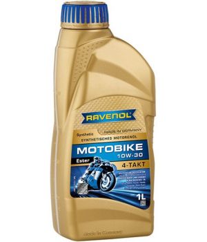 Моторное масло RAVENOL Motobike 4-T Ester 10W-30, 1л