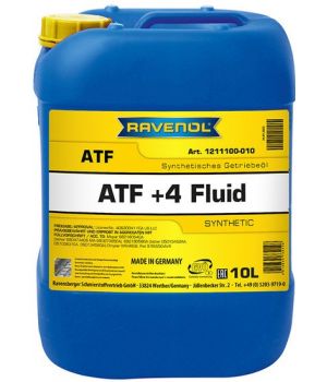 Трансмиссионное масло RAVENOL ATF+4 Fluid, 10л