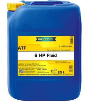 Трансмиссионное масло RAVENOL ATF 6 HP Fluid, 20л