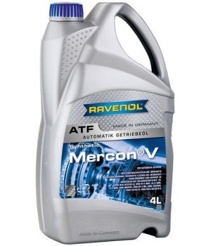 Трансмиссионное масло RAVENOL ATF Mercon V, 4л