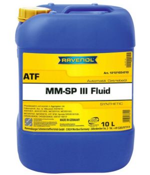 Трансмиссионное масло RAVENOL ATF MM SP-III Fluid, 10л