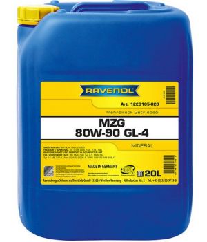 Трансмиссионное масло RAVENOL Getriebeoel MZG 80W-90 GL-4, 20л